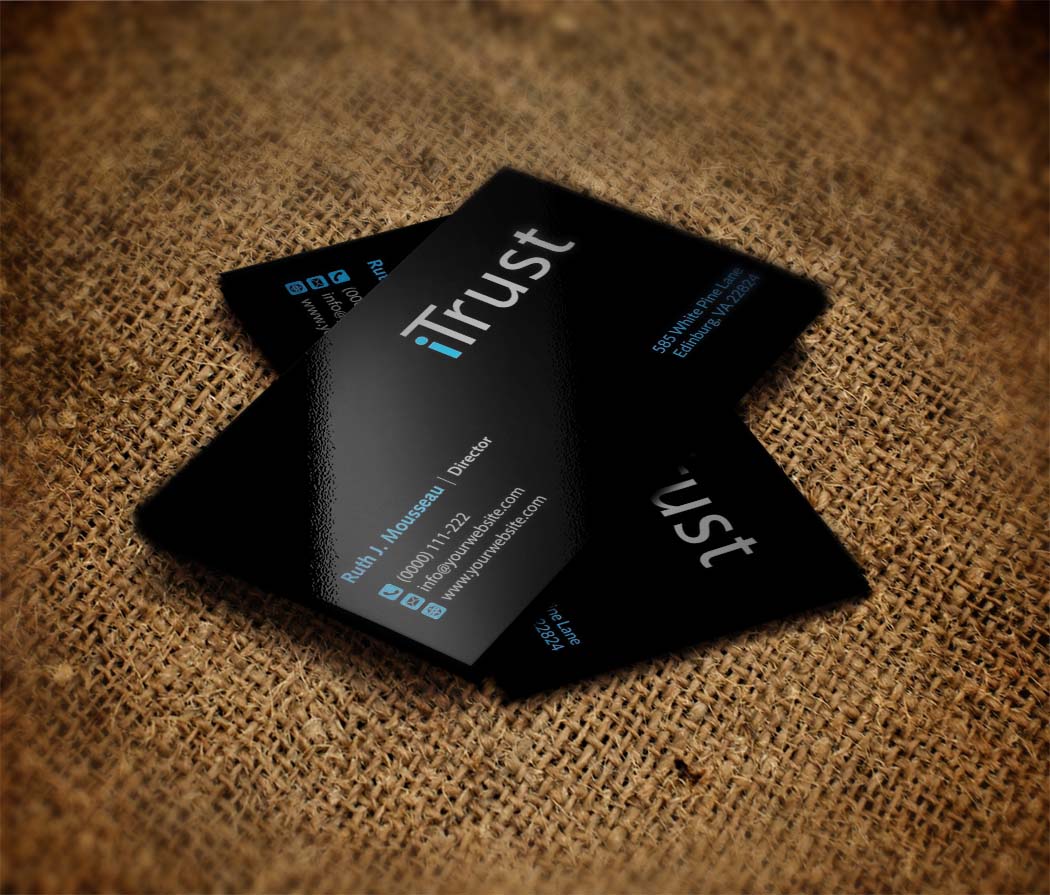 Design de Carte de Visite par zillurrahman800 pour iTrust AG | Design #7863688