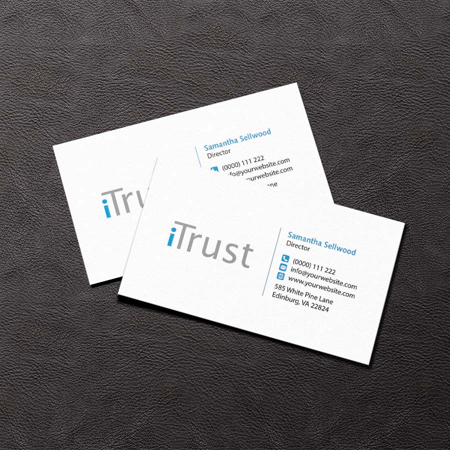Business Card Design by zillurrahman800 for iTrust AG | Design #7863690