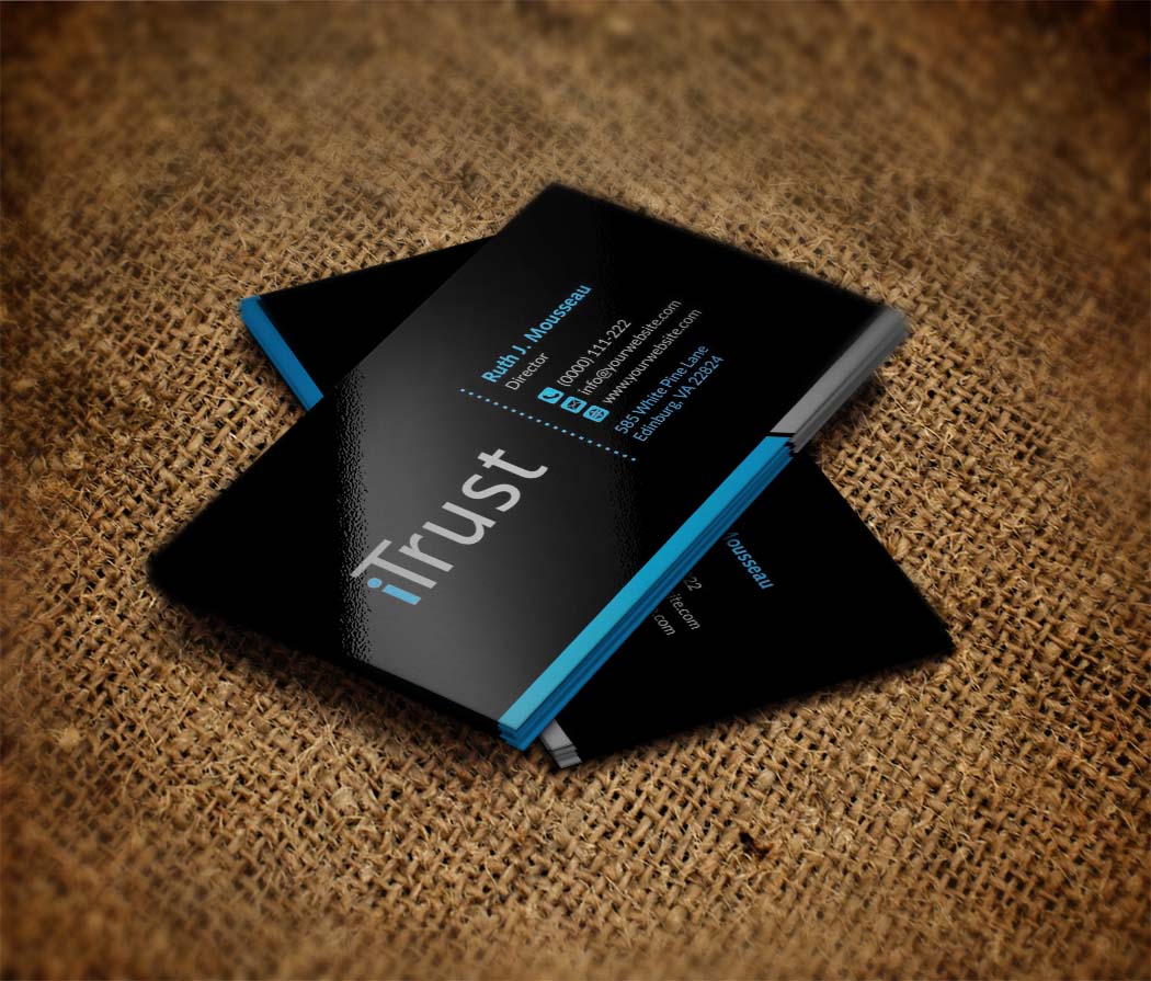 Business Card Design by zillurrahman800 for iTrust AG | Design #7863691