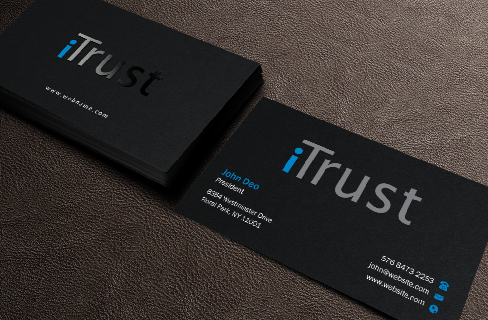 Business Card Design by Brand aid for iTrust AG | Design #7886842