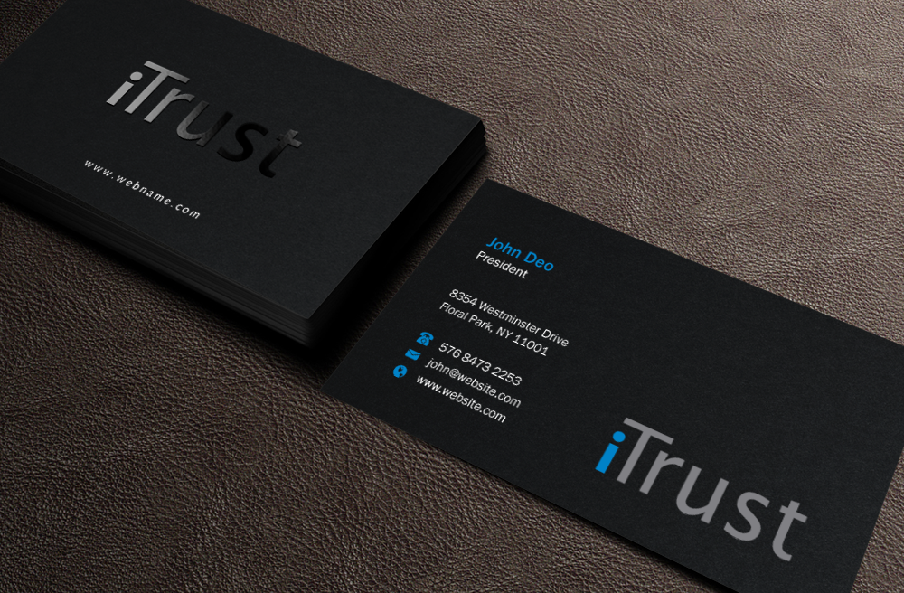 Business Card Design by Brand aid for iTrust AG | Design #7886844