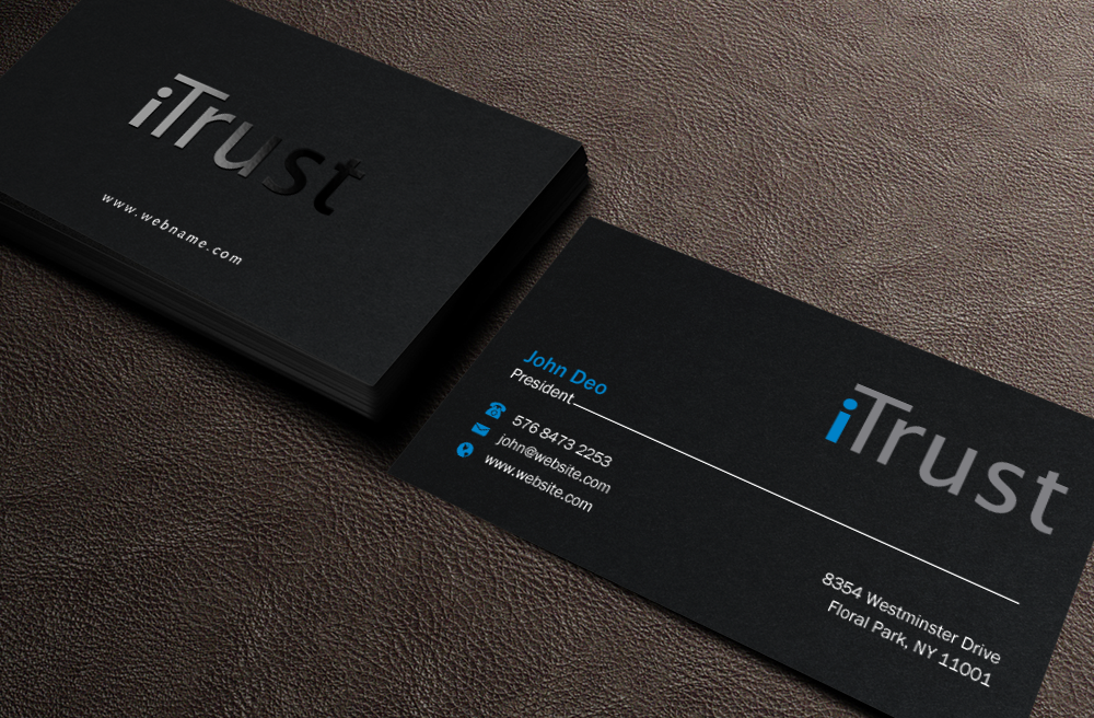 Business Card Design by Brand aid for iTrust AG | Design #7886846