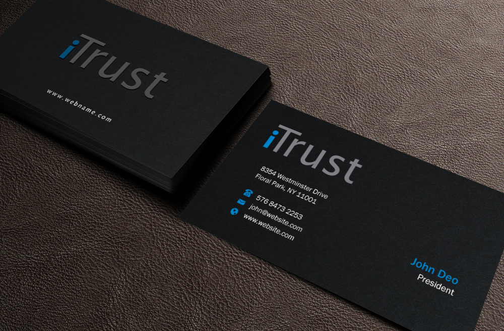Business Card Design by Brand aid for iTrust AG | Design #7886849