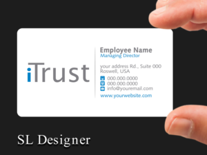 Business Card Design by SL Designer for iTrust AG | Design: #7862678