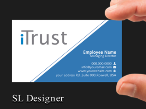 Visitenkarten-Design von SL Designer für iTrust AG | Design: #7862694