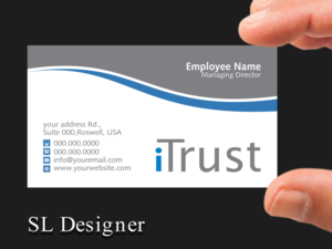 Visitenkarten-Design von SL Designer für iTrust AG | Design: #7862696