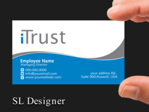 Visitenkarten-Design von SL Designer für iTrust AG | Design: #7862707