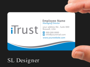 Visitenkarten-Design von SL Designer für iTrust AG | Design: #7862709