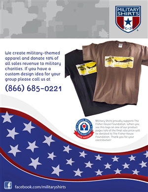 Flyer Design by Kburks for Military Shirts | Design: #1958689