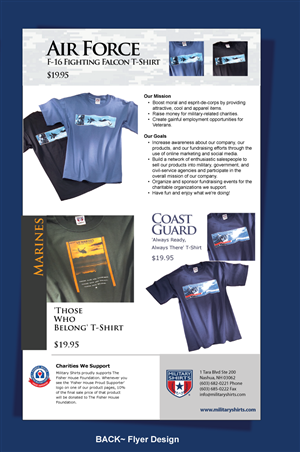 'Military Shirts' Flyer Design Project | Design de Flyer par designgreen