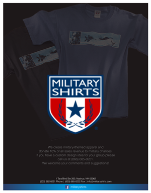 Flyer Design by barinix for Military Shirts | Design: #1946955
