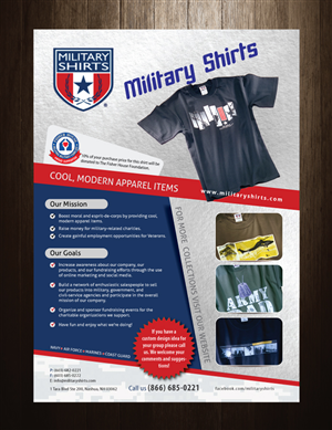 16 flyer designs small business flyer design project for military aparel flyer ideas