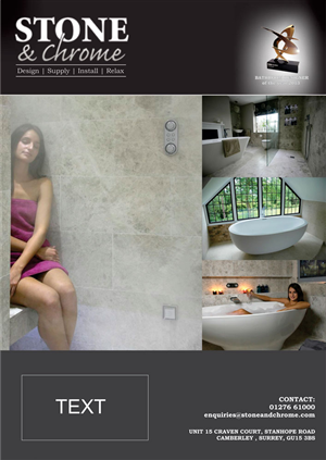 Advertisement Design by koushikkora for Stone   &  Chrome | Design: #1951734