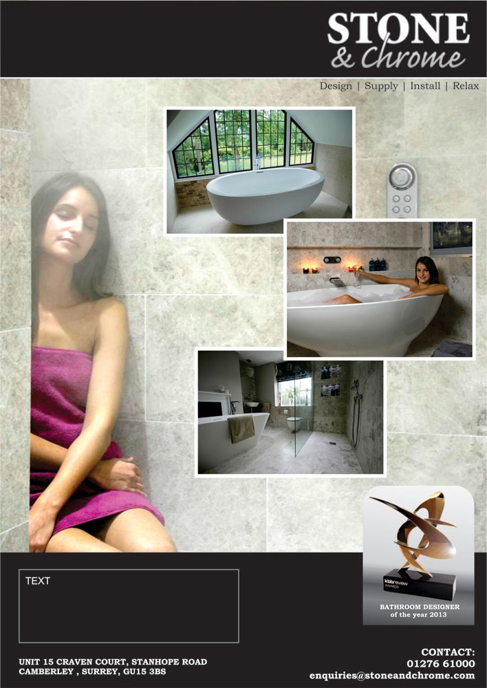 Diseño Publicitario por koushikkora para Stone   &  Chrome | Diseño #1951739