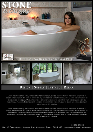 Design Publicitaire par Sharon pour Stone   &  Chrome | Design : #1945333