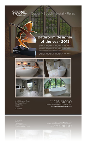 Design Publicitaire par jgeoinbox pour Stone   &  Chrome | Design : #1940813
