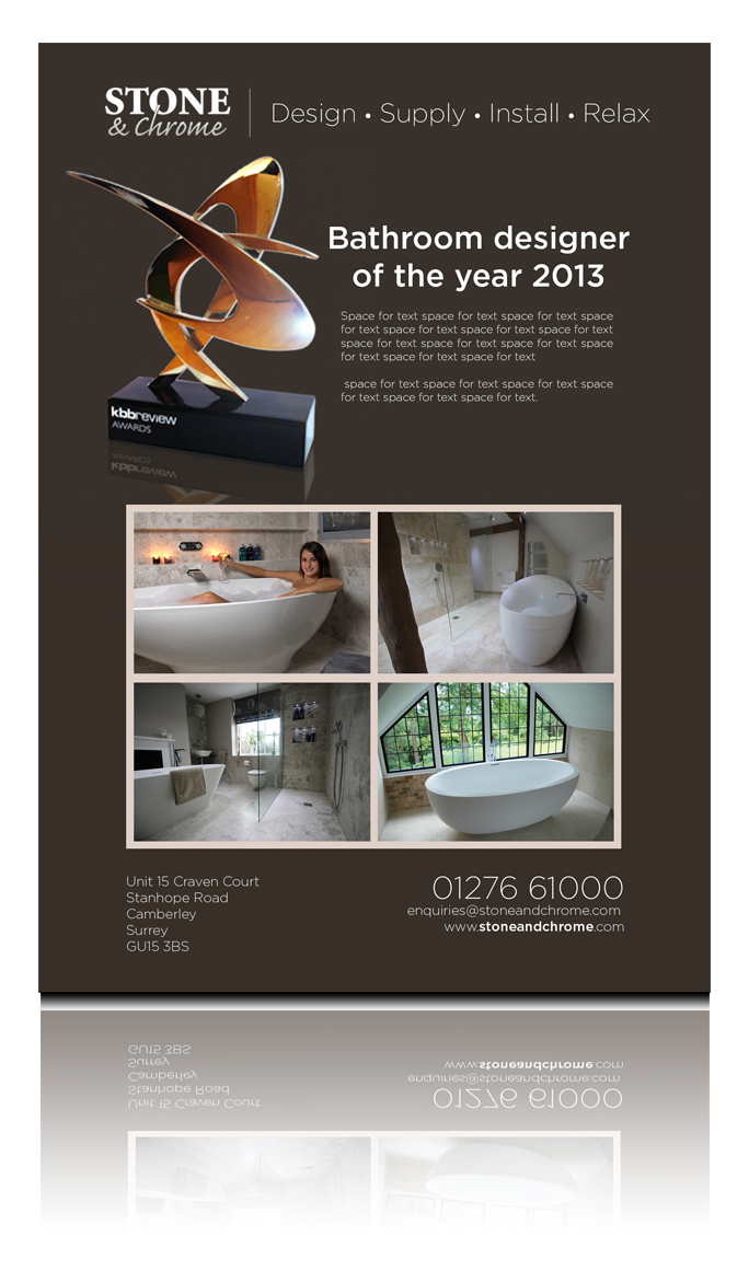 Advertisement Design by jgeoinbox for Stone   &  Chrome | Design #1940846