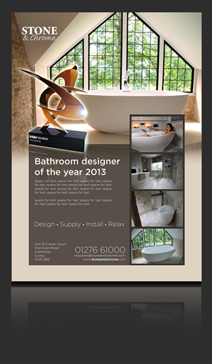 Design Publicitaire par jgeoinbox pour Stone   &  Chrome | Design : #1941057