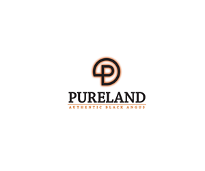 Pureland Authentic Black Angus | Logo Design by Buck Tornado