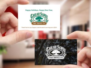 Card Design by Creations Box 2015 for Great Scott Tree Service, Inc.  | Design: #7868879