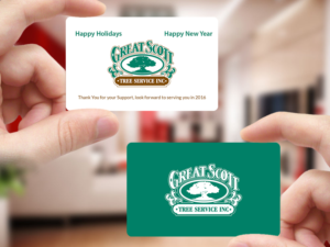 Card Design by Creations Box 2015 for Great Scott Tree Service, Inc.  | Design: #7868880