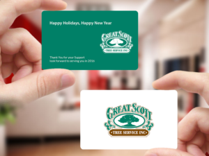 Card Design by Creations Box 2015 for Great Scott Tree Service, Inc.  | Design: #7868882