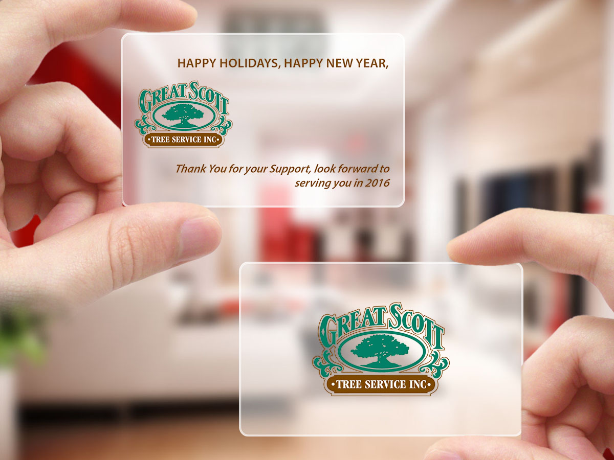 Card Design by Creations Box 2015 for Great Scott Tree Service, Inc.  | Design #7868891