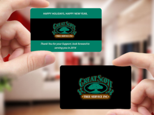 Card Design by Creations Box 2015 for Great Scott Tree Service, Inc.  | Design: #7868892