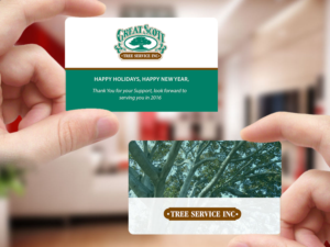 Card Design by Creations Box 2015 for Great Scott Tree Service, Inc.  | Design: #7868893