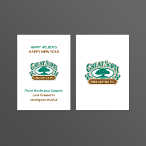 Card Design by Creations Box 2015 for Great Scott Tree Service, Inc.  | Design: #7889283