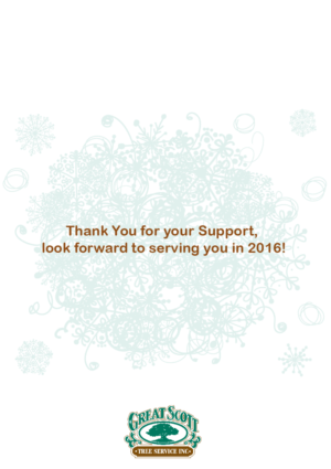 Card Design by Alaya for Great Scott Tree Service, Inc.  | Design: #7889000