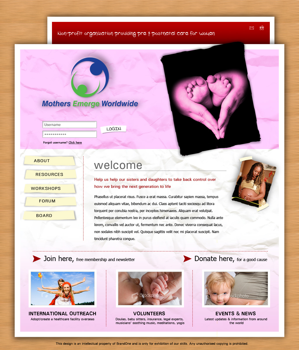 Web Design by BrandOne for MEW Worldwide LLC | Design #13480