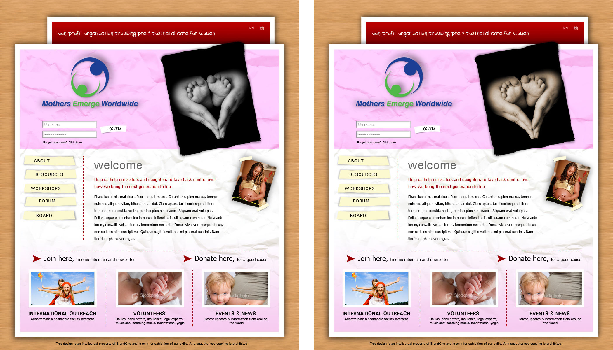 Web Design by BrandOne for MEW Worldwide LLC | Design #13827