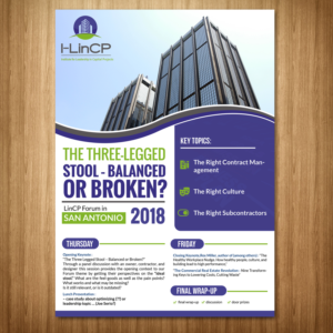 11th Annual LinCP Forum Flyer - Save the Date | Flyer-Design von Schöpfer