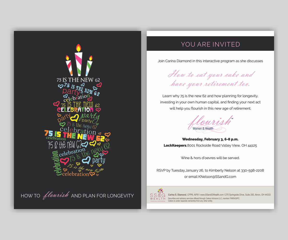 11 modern invitation designs financial service invitation design