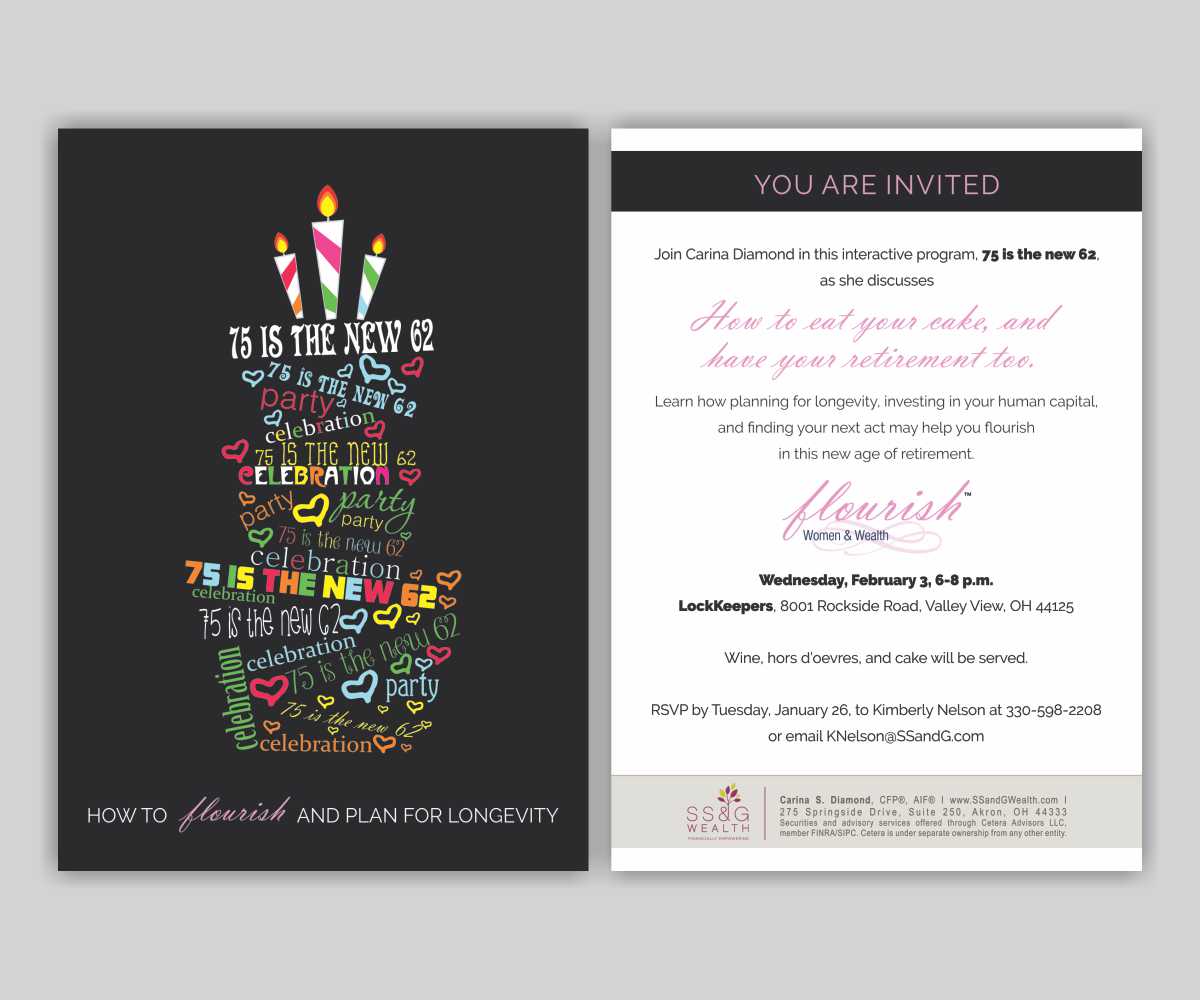 Invitation Design by Cut and Glue for SS&G Wealth | Design #8396552