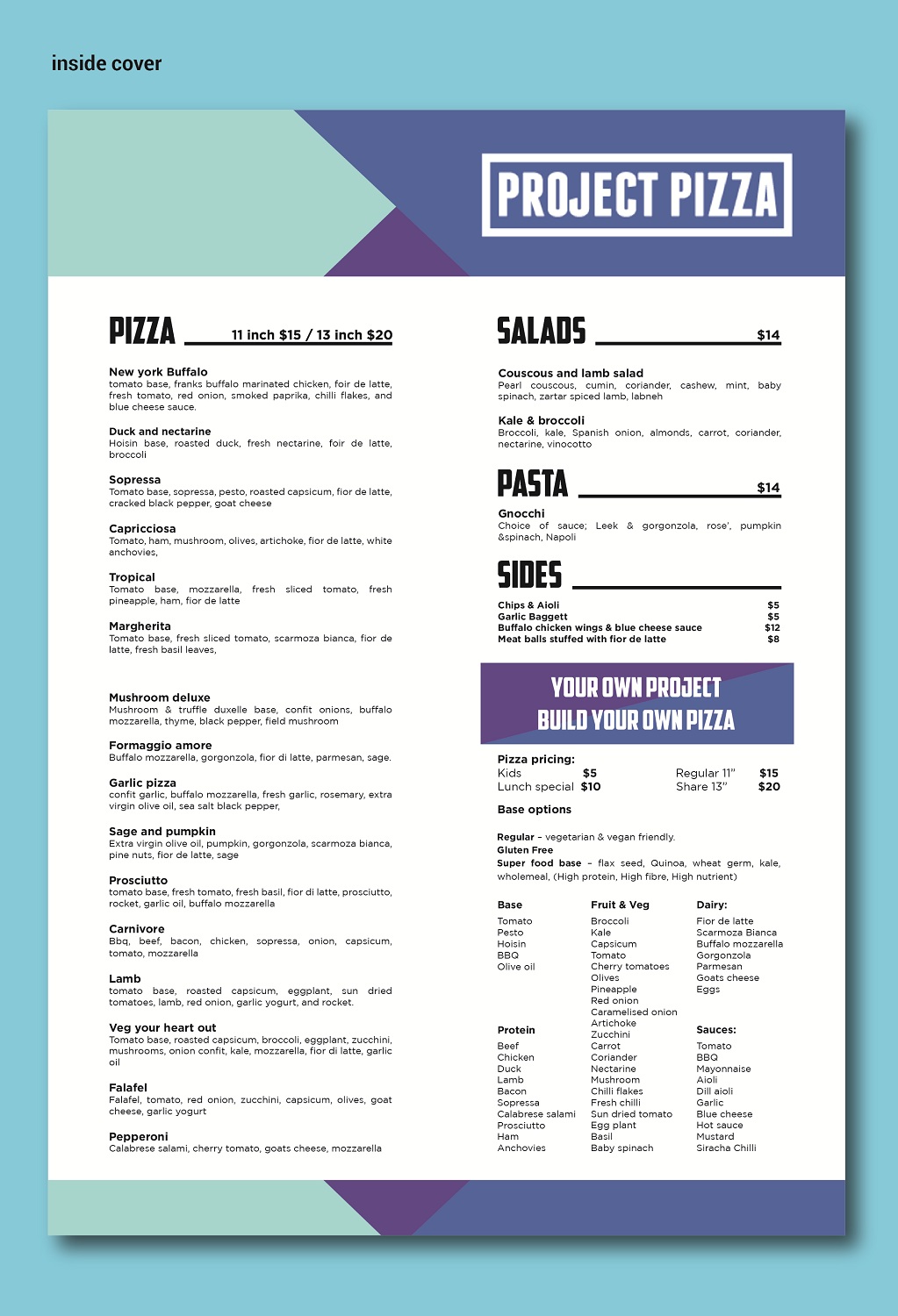 Menu Design by Iwana Ioana for this project | Design #7871210