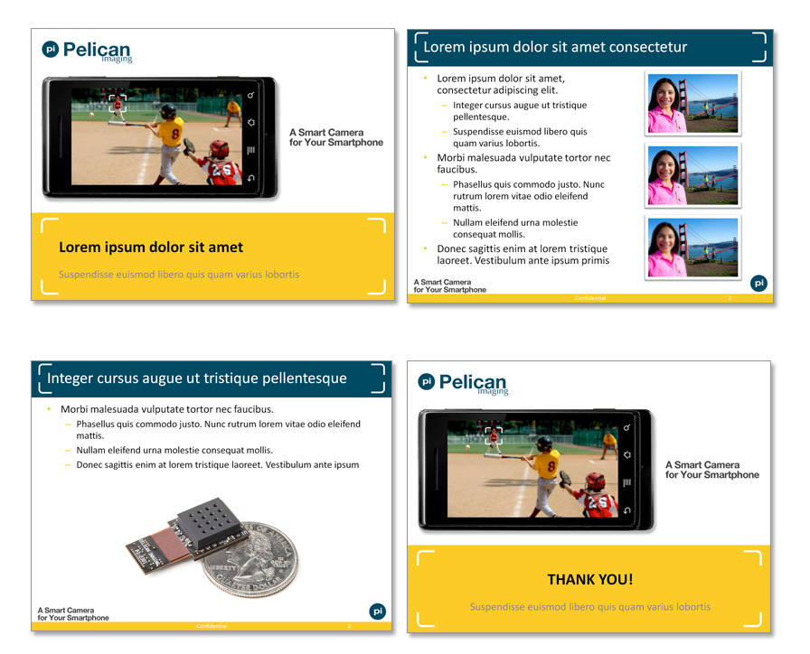 PowerPoint Design by Carla T. for Pelican Imaging | Design #1940790