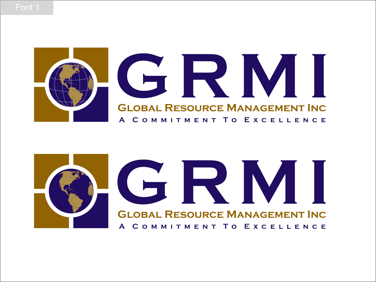 Logo Design by R16 for GLobal Resource Management Inc | Design #2625658