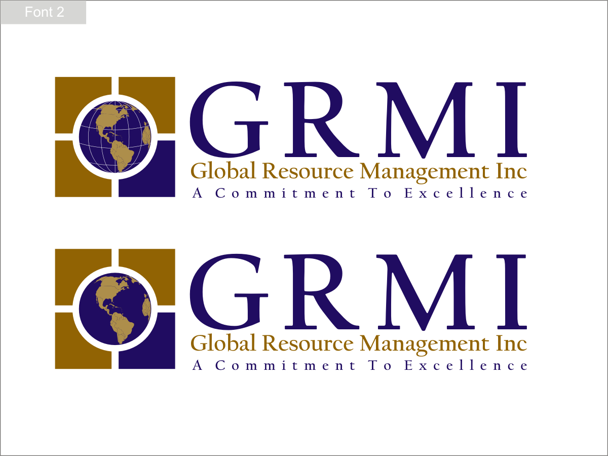 Logo Design by R16 for GLobal Resource Management Inc | Design #2625661