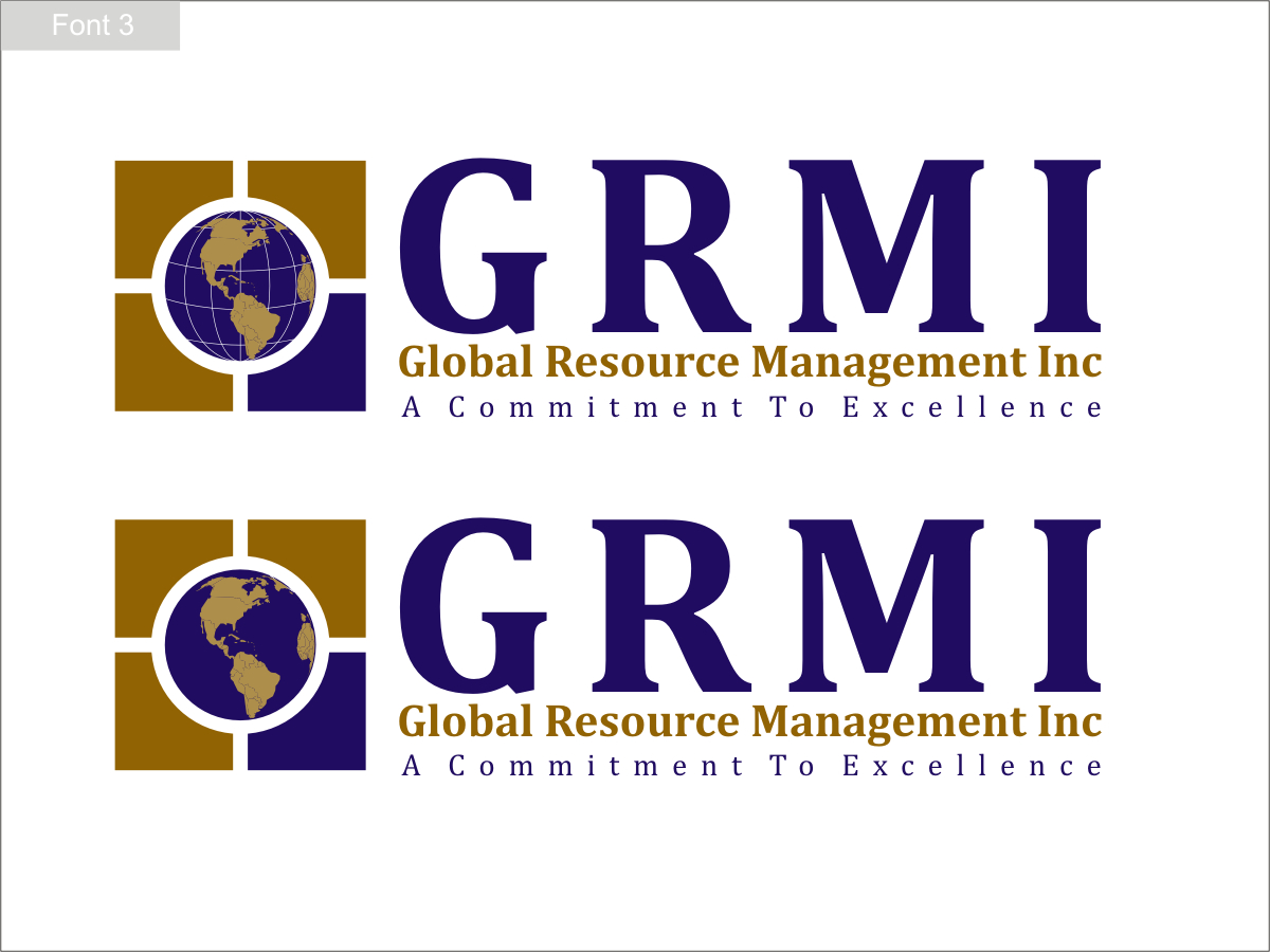 Logo Design by R16 for GLobal Resource Management Inc | Design #2625662