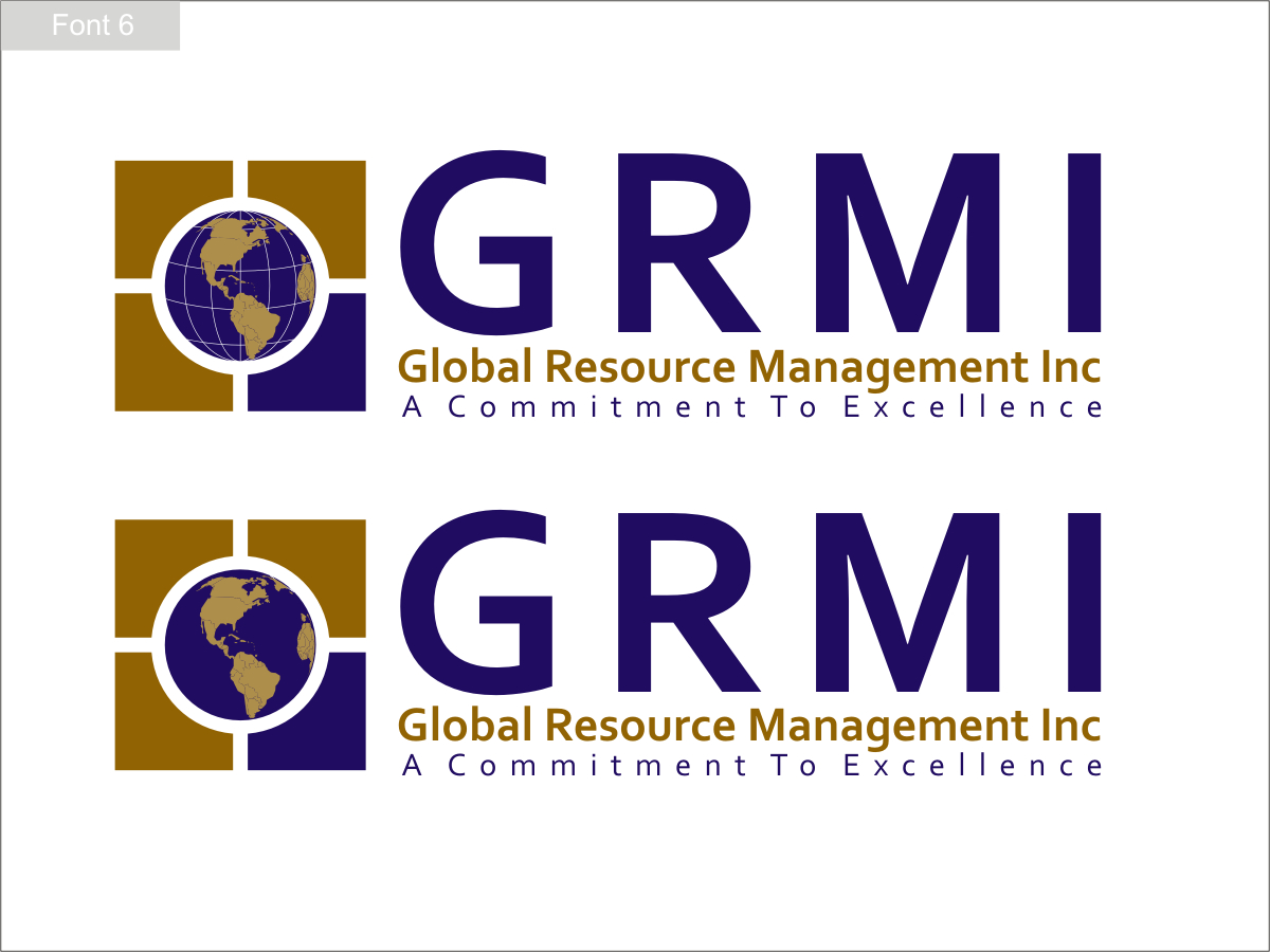 Logo Design by R16 for GLobal Resource Management Inc | Design #2625667