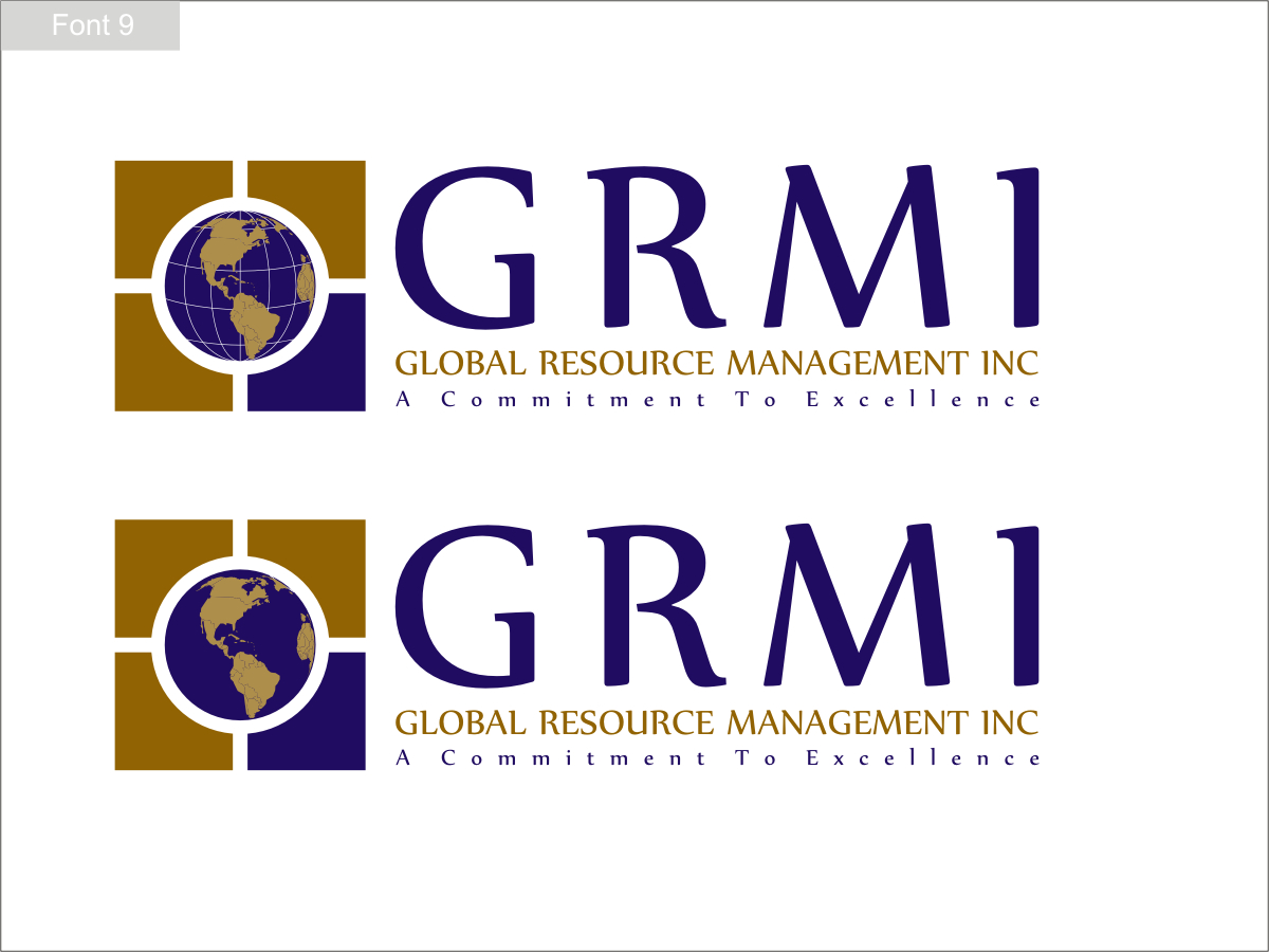 Logo Design by R16 for GLobal Resource Management Inc | Design #2625734