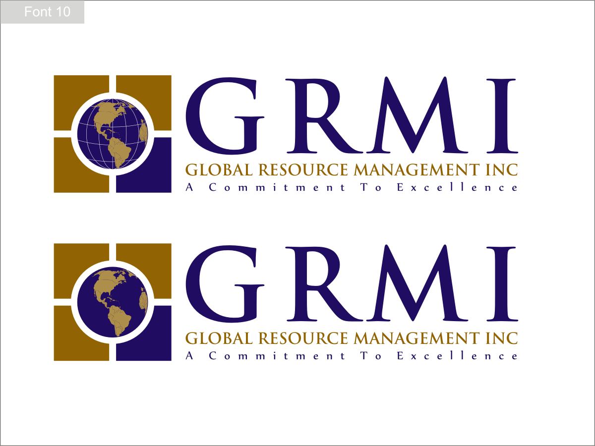 Logo Design by R16 for GLobal Resource Management Inc | Design #2625742