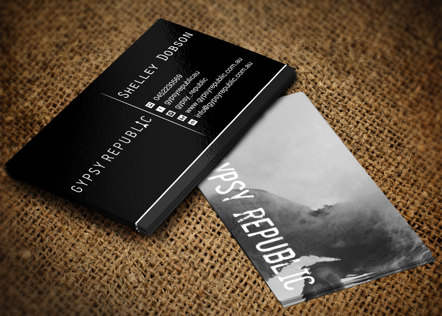 Business Card Design by Lanka Ama for Gypsy Republic | Design #7874458