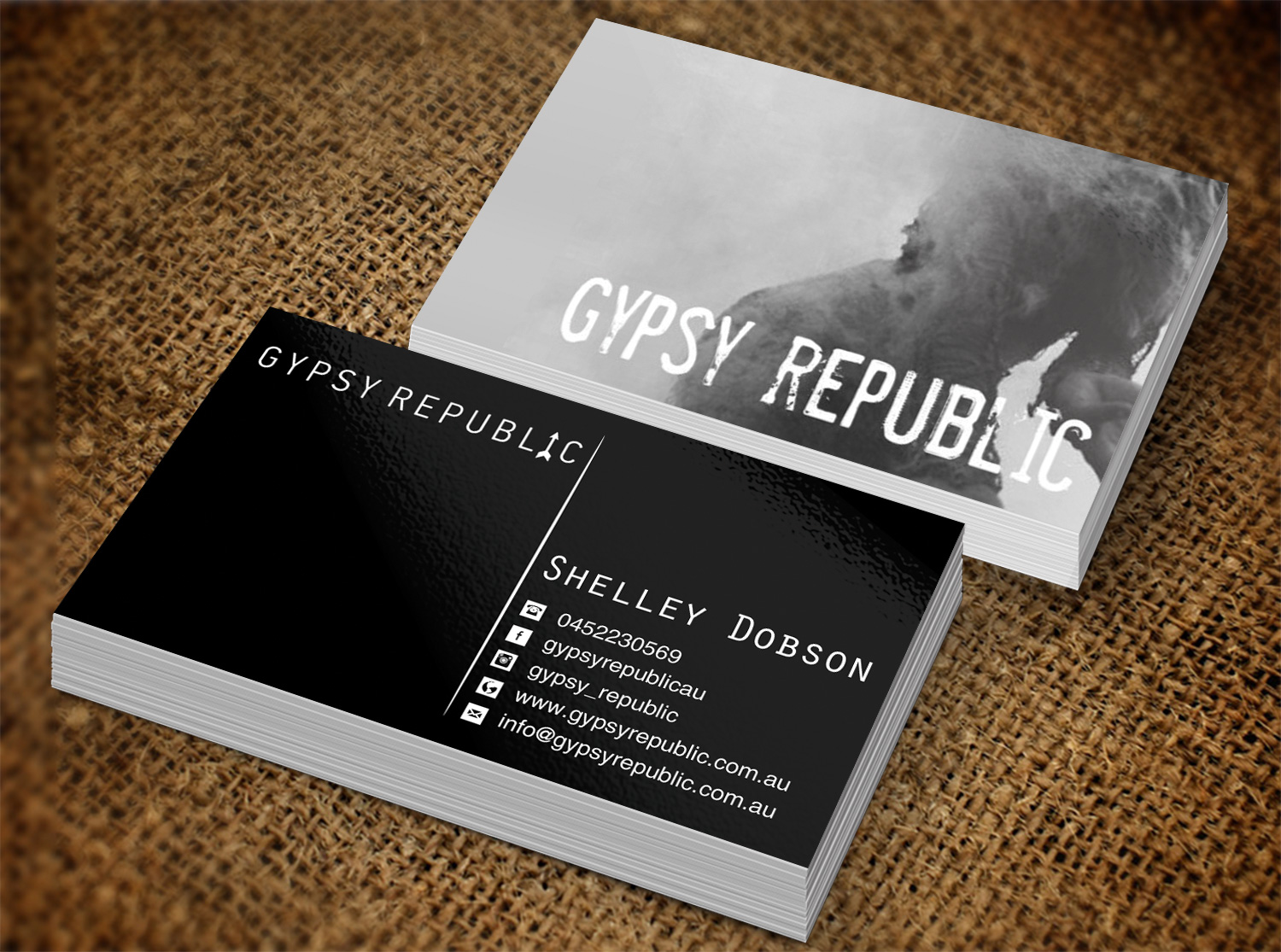 Business Card Design by Lanka Ama for Gypsy Republic | Design #7874460