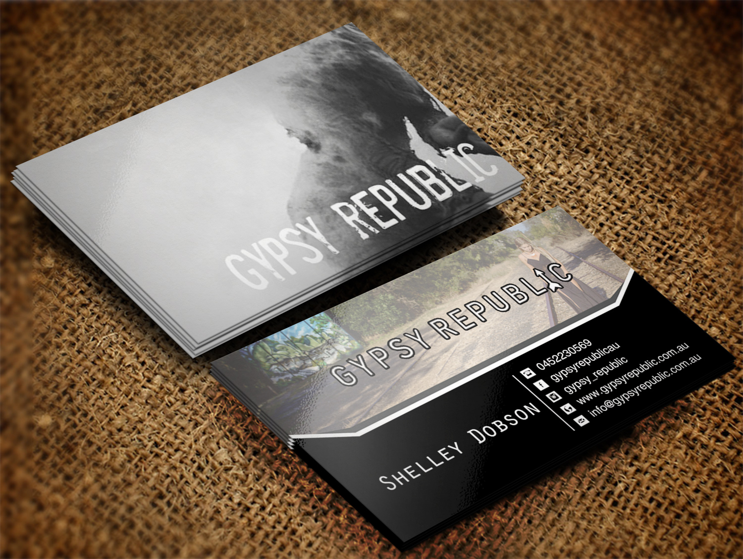 Business Card Design by Lanka Ama for Gypsy Republic | Design #7874461