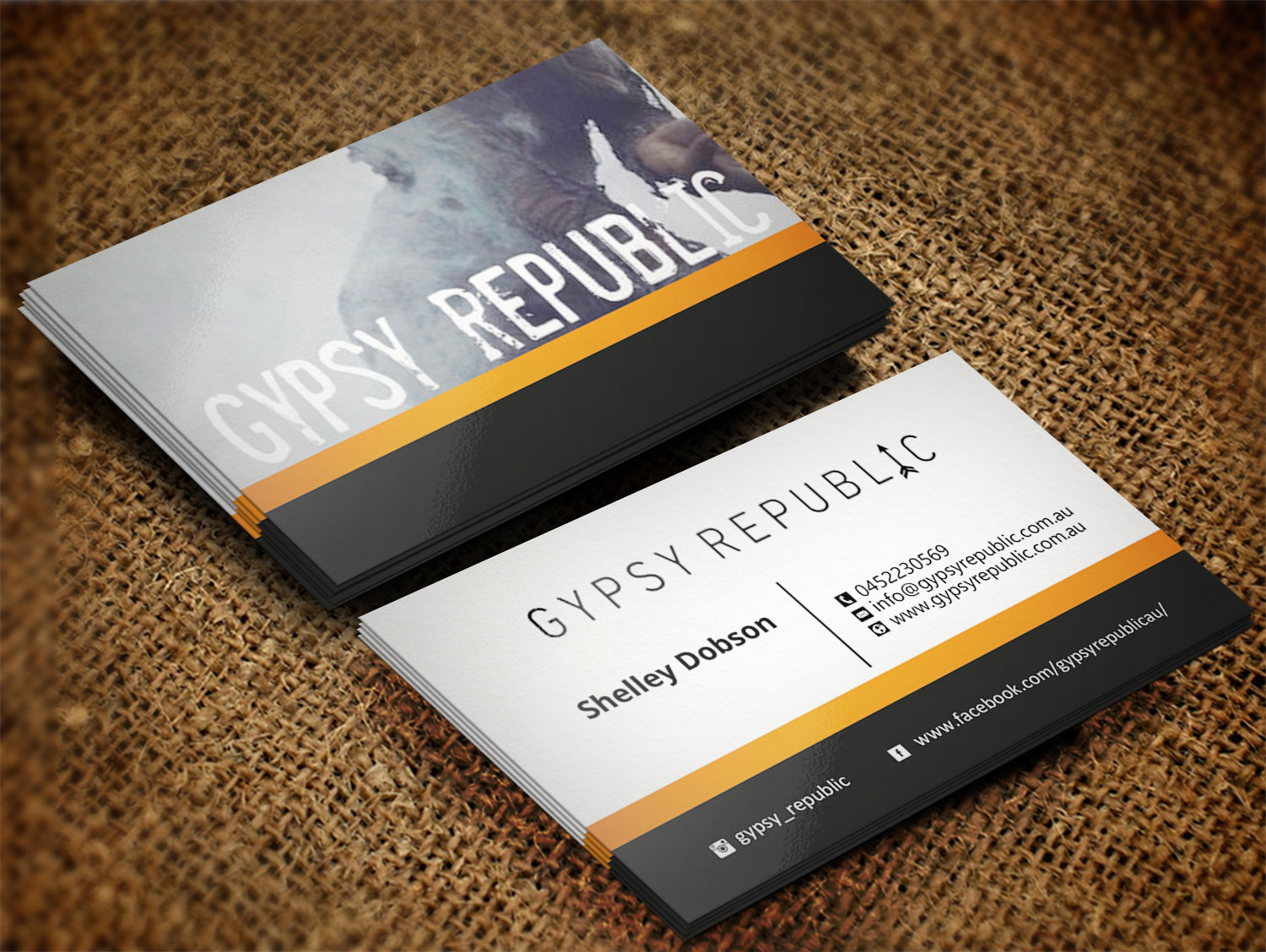 Business Card Design by Lanka Ama for Gypsy Republic | Design #7874483