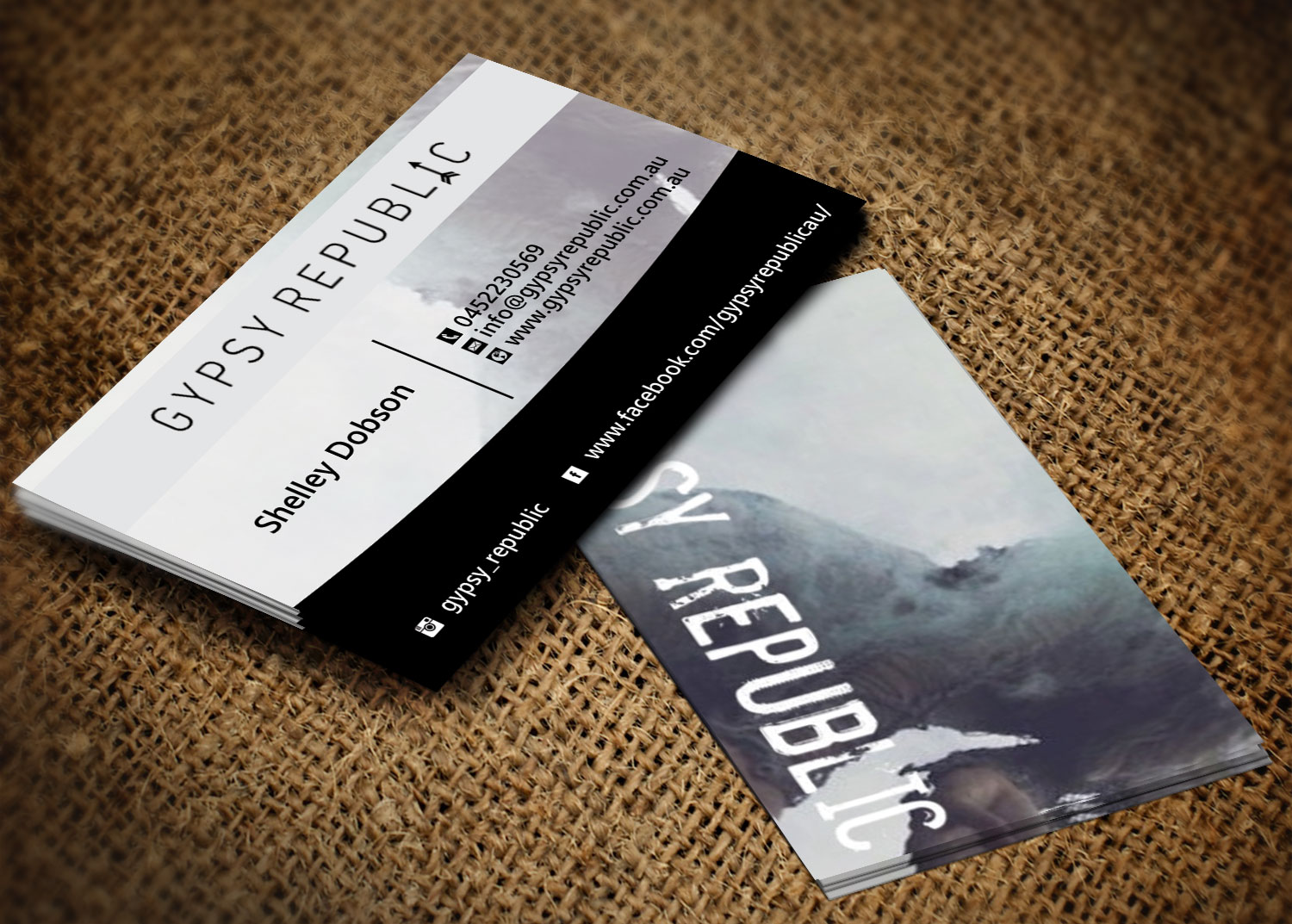 Business Card Design by Lanka Ama for Gypsy Republic | Design #7874484