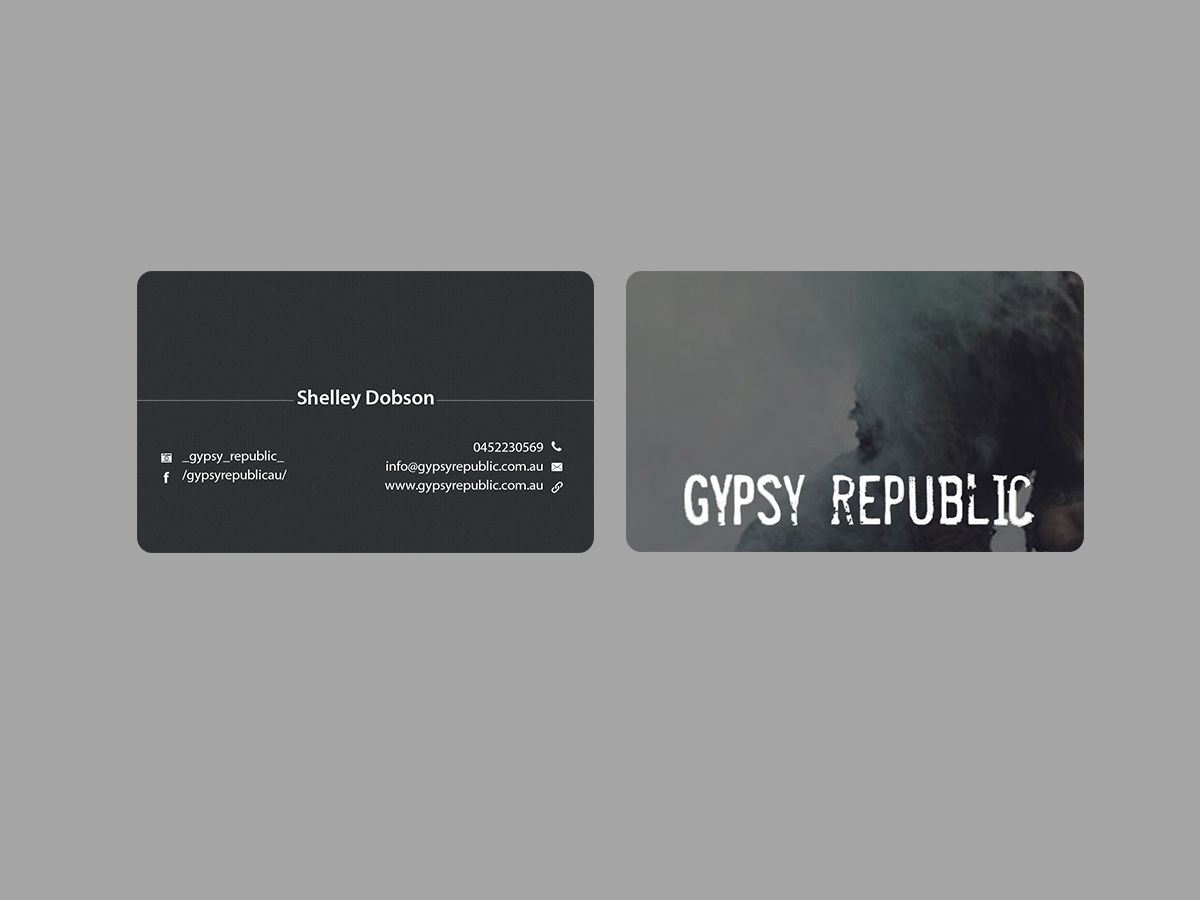Business Card Design by Creations Box 2015 for Gypsy Republic | Design #7878858